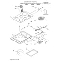 KitchenAid KECD805HBL2 cooktop/literature diagram