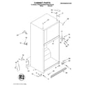 KitchenAid KTRS21KFAL00 cabinet/literature diagram