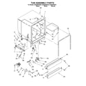 Whirlpool DU920PWKT0 tub assembly diagram