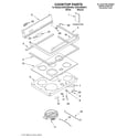 KitchenAid KERC506HBT3 cooktop/literature diagram