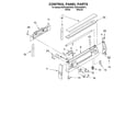 KitchenAid KERC506HBT3 control panel diagram