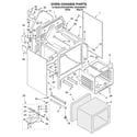 KitchenAid KERC506HBT3 oven chassis diagram
