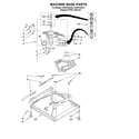 KitchenAid KAWS700JQ2 machine base diagram