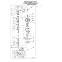 KitchenAid KAWS700JQ2 gearcase diagram