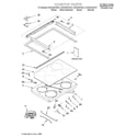 KitchenAid KESC307HBS1 cooktop/literature diagram