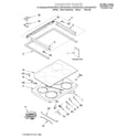 KitchenAid KESC307HBL3 cooktop/literature diagram