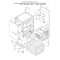 KitchenAid KESC307HWH4 oven chassis diagram