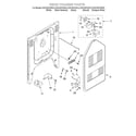 KitchenAid KESC307HWH4 rear chassis diagram
