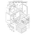 KitchenAid KERC507HWH0 oven chassis diagram