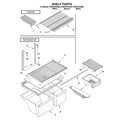 Whirlpool ET8WTKXKT00 shelf diagram