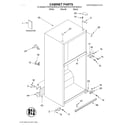 KitchenAid KTRS21MJWH01 cabinet/literature diagram