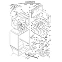 KitchenAid KTRS21MJWH01 liner diagram