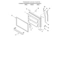KitchenAid KTRS21MJWH01 freezer door/optional diagram
