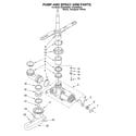Roper RUD3000KQ1 pump and sprayarm diagram