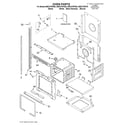Whirlpool GMC275PDQ6 oven/literature diagram