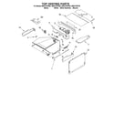 Whirlpool GMC275PDQ6 top venting/optional diagram