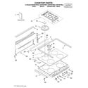 KitchenAid KGRT607HBT5 cooktop/literature diagram