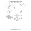 KitchenAid KGRT607HBT5 oven diagram
