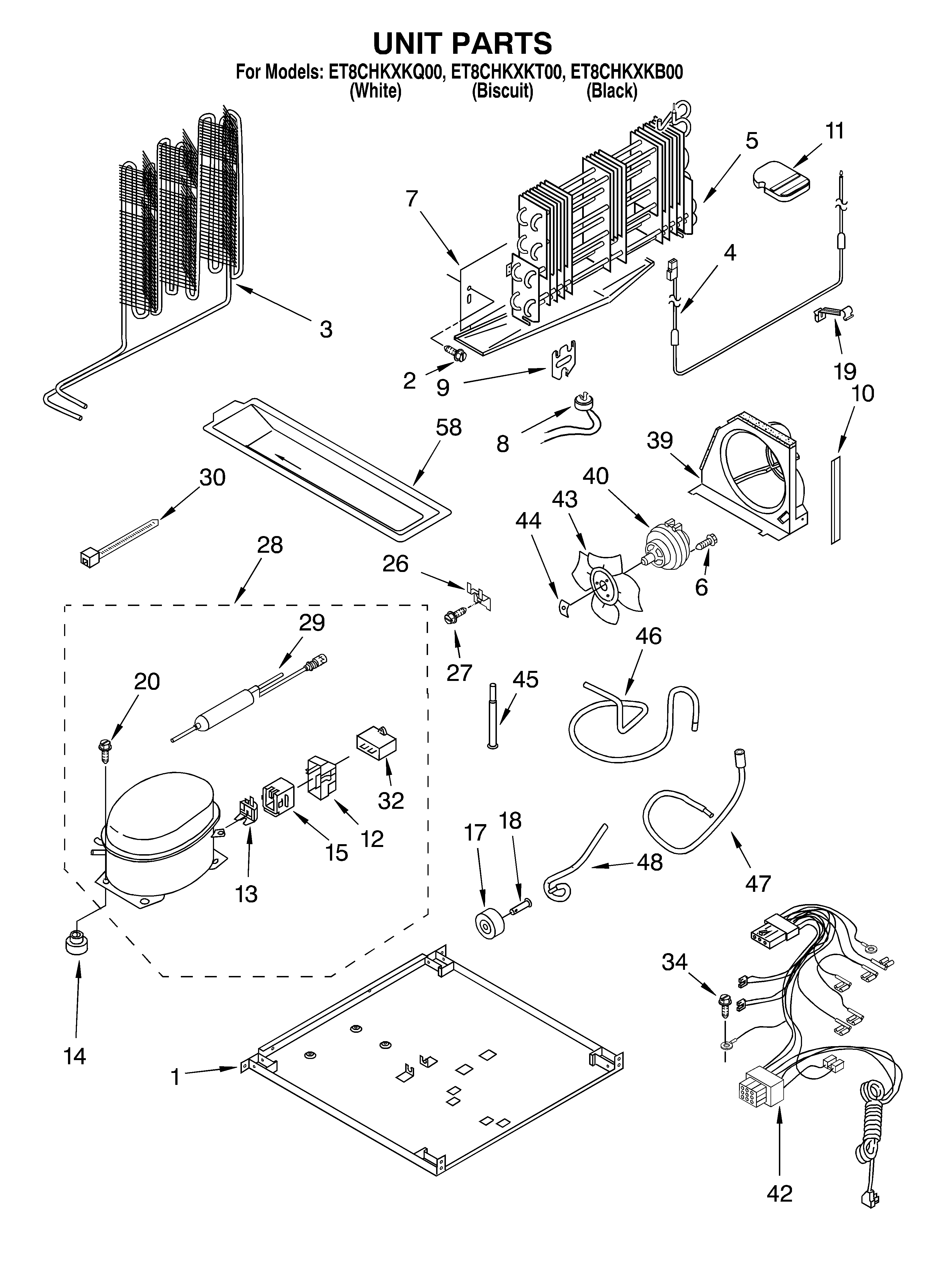 Whirlpool ET8CHKXKT00 unit diagram