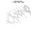 KitchenAid KEBC208HBL4 oven door diagram