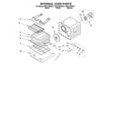 KitchenAid KEBC208HBL4 internal oven diagram