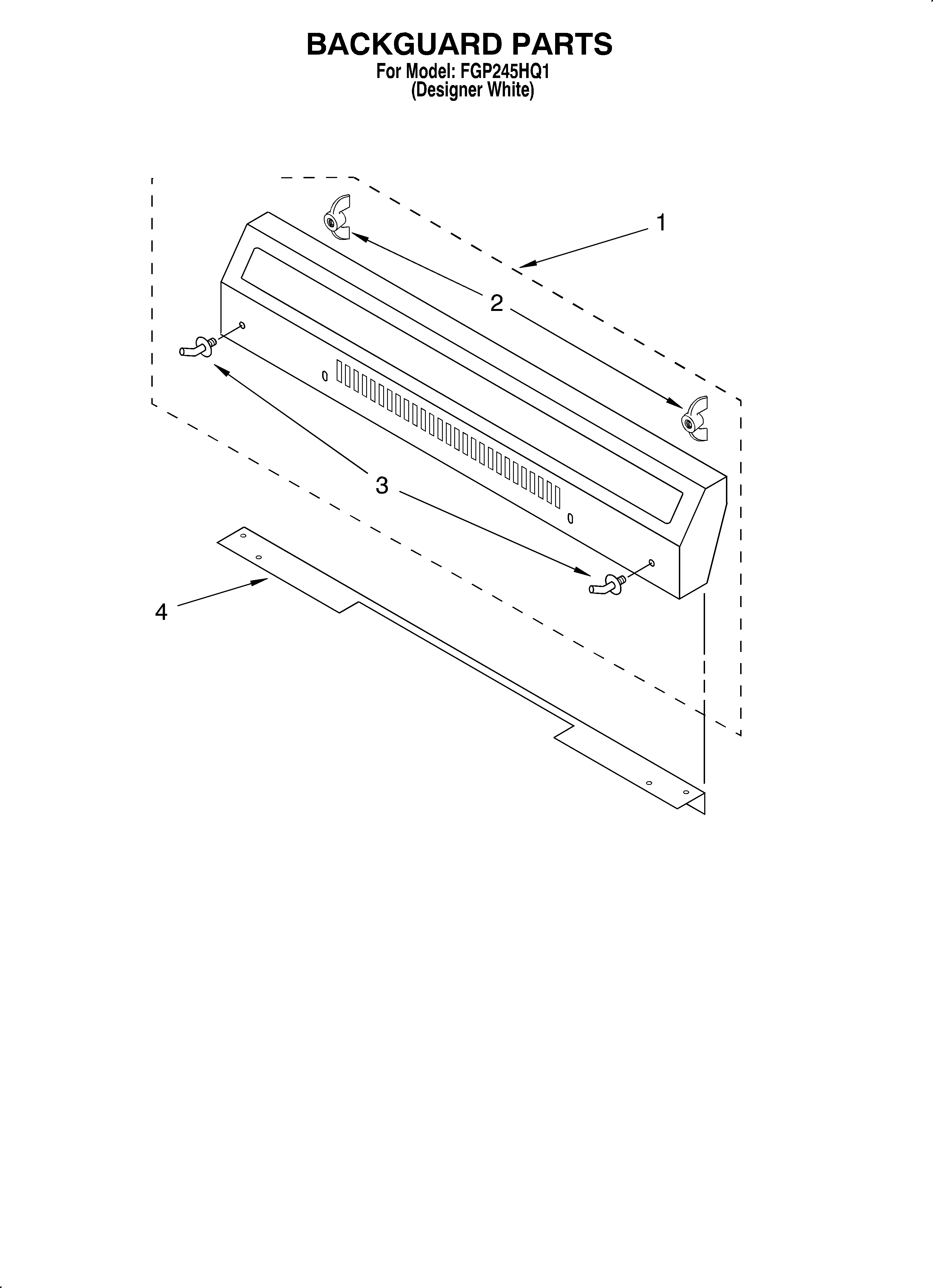 Roper FGP245HQ1 backguard diagram