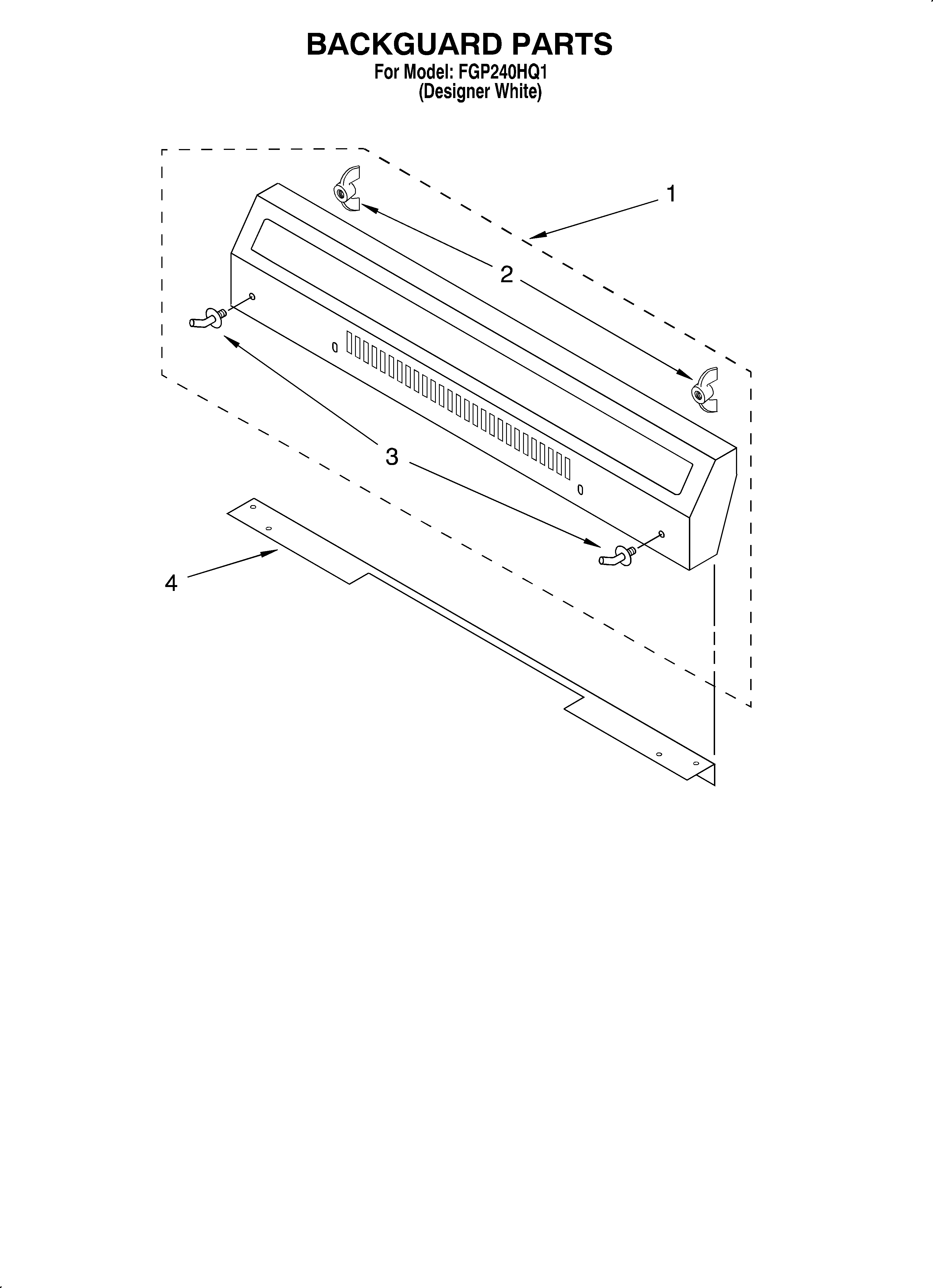 Roper FGP240HQ1 backguard diagram