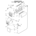 Whirlpool ET8CHMXKQ00 ice maker/optional diagram