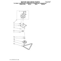 Whirlpool GX900QPKQ0 motor and drive/lit/optional diagram