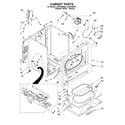 Whirlpool LGR7648KT0 cabinet diagram