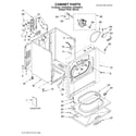 Whirlpool LER5636KT0 cabinet/literature diagram