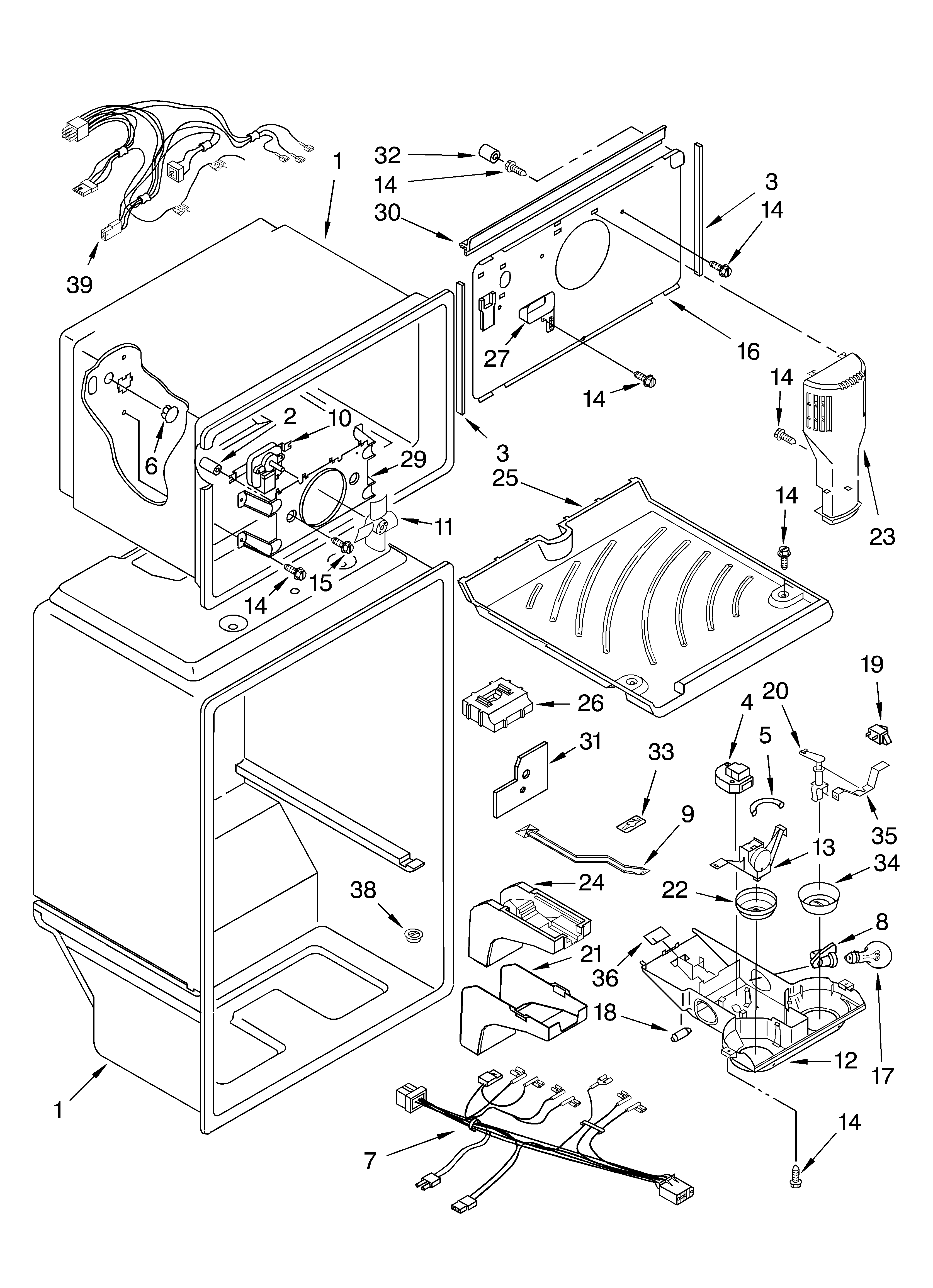 Kirkland ST21PKXKQ00 liner diagram