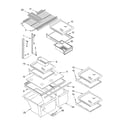 Whirlpool ET1LFKXKT00 shelf/optional diagram