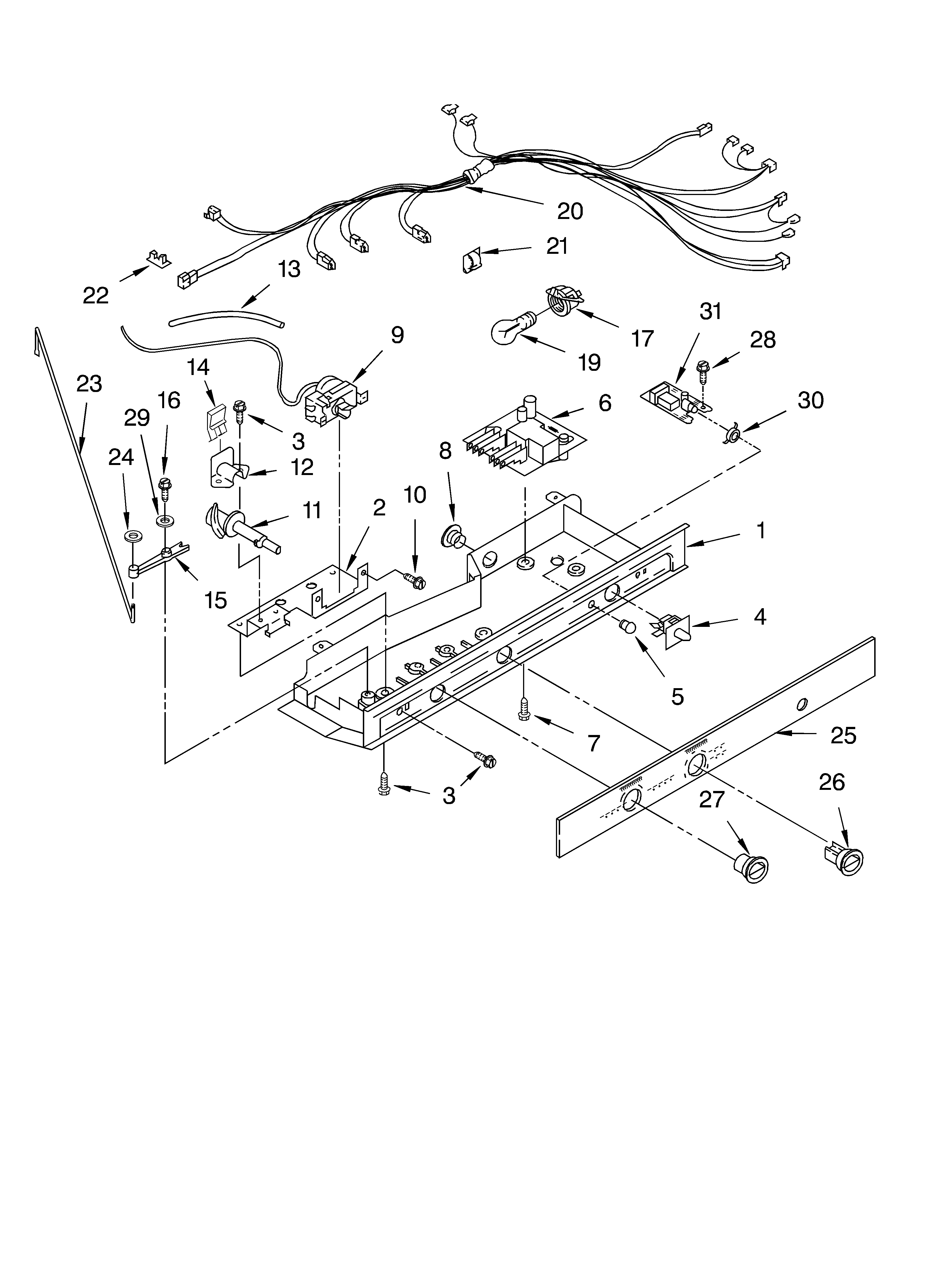 Whirlpool 7GD27DIXHS00 control diagram