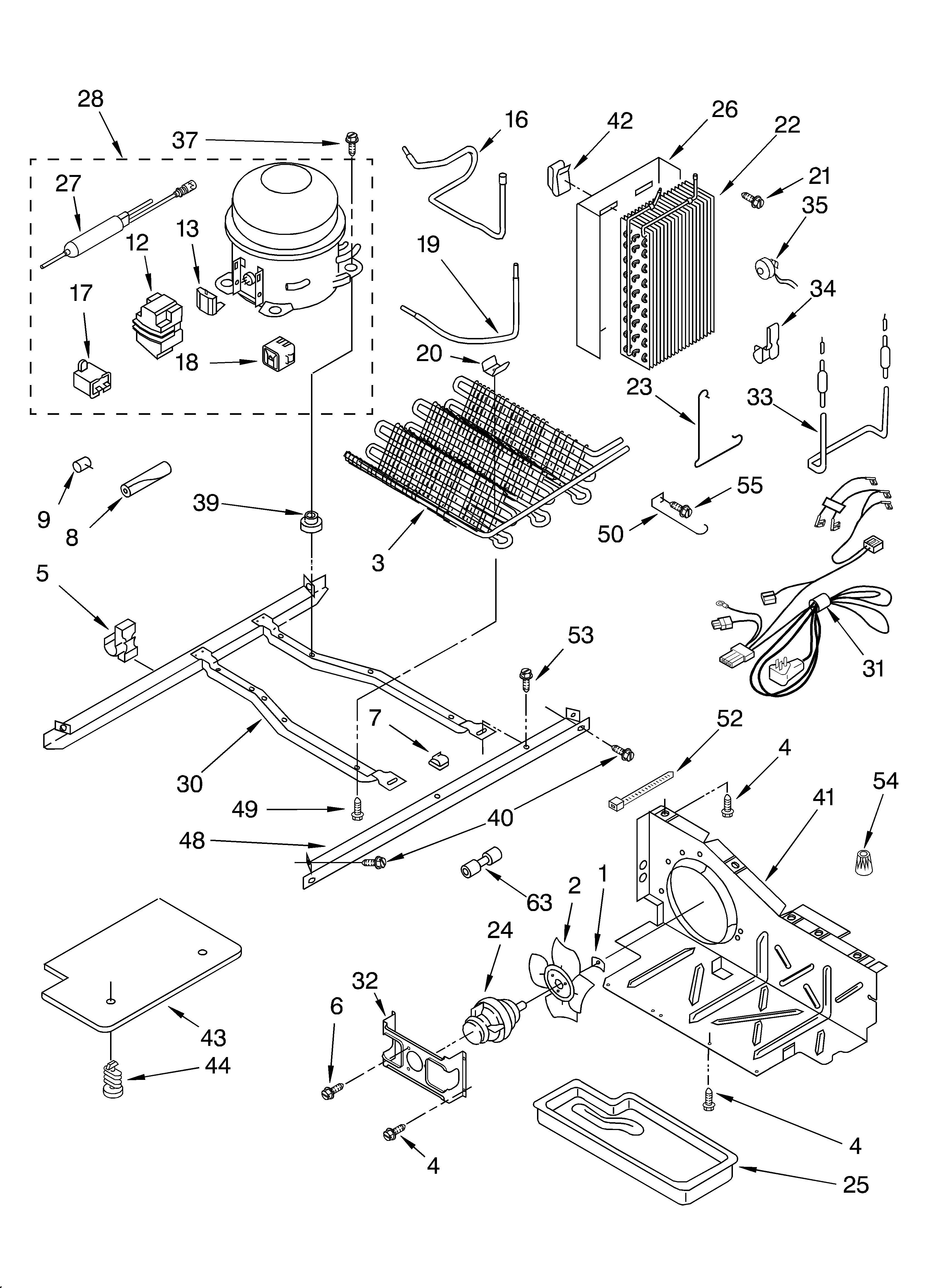 Crosley CS22AEXHW02 unit diagram