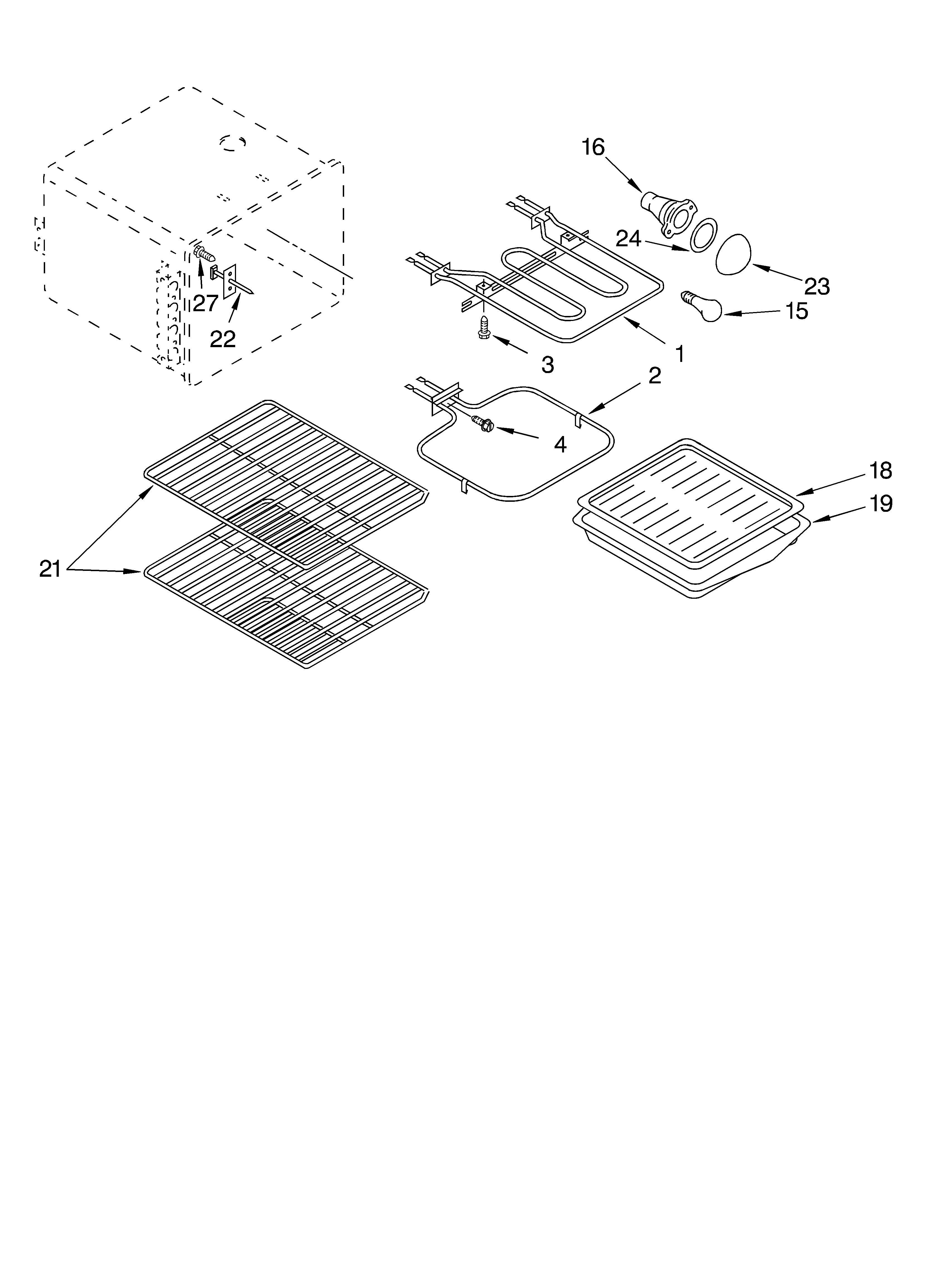 KitchenAid KESC300HBT6 oven diagram