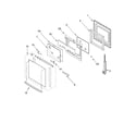 KitchenAid KEBI101DBL12 over door diagram