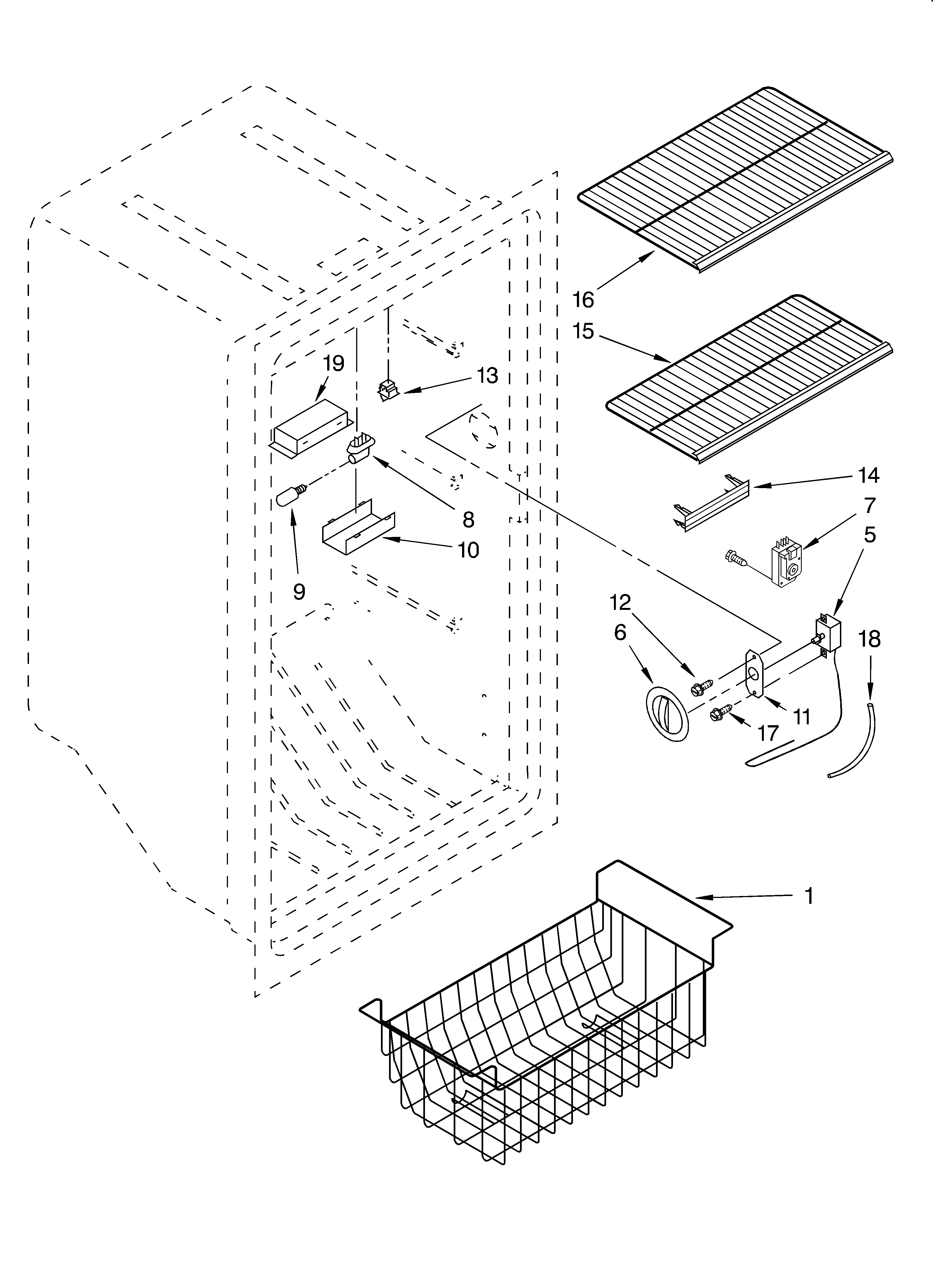 Whirlpool EV200NXKQ00 liner diagram