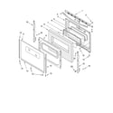 Whirlpool RF365PXKW0 door/optional diagram