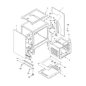 KitchenAid KGRT600HBT6 oven chassis diagram