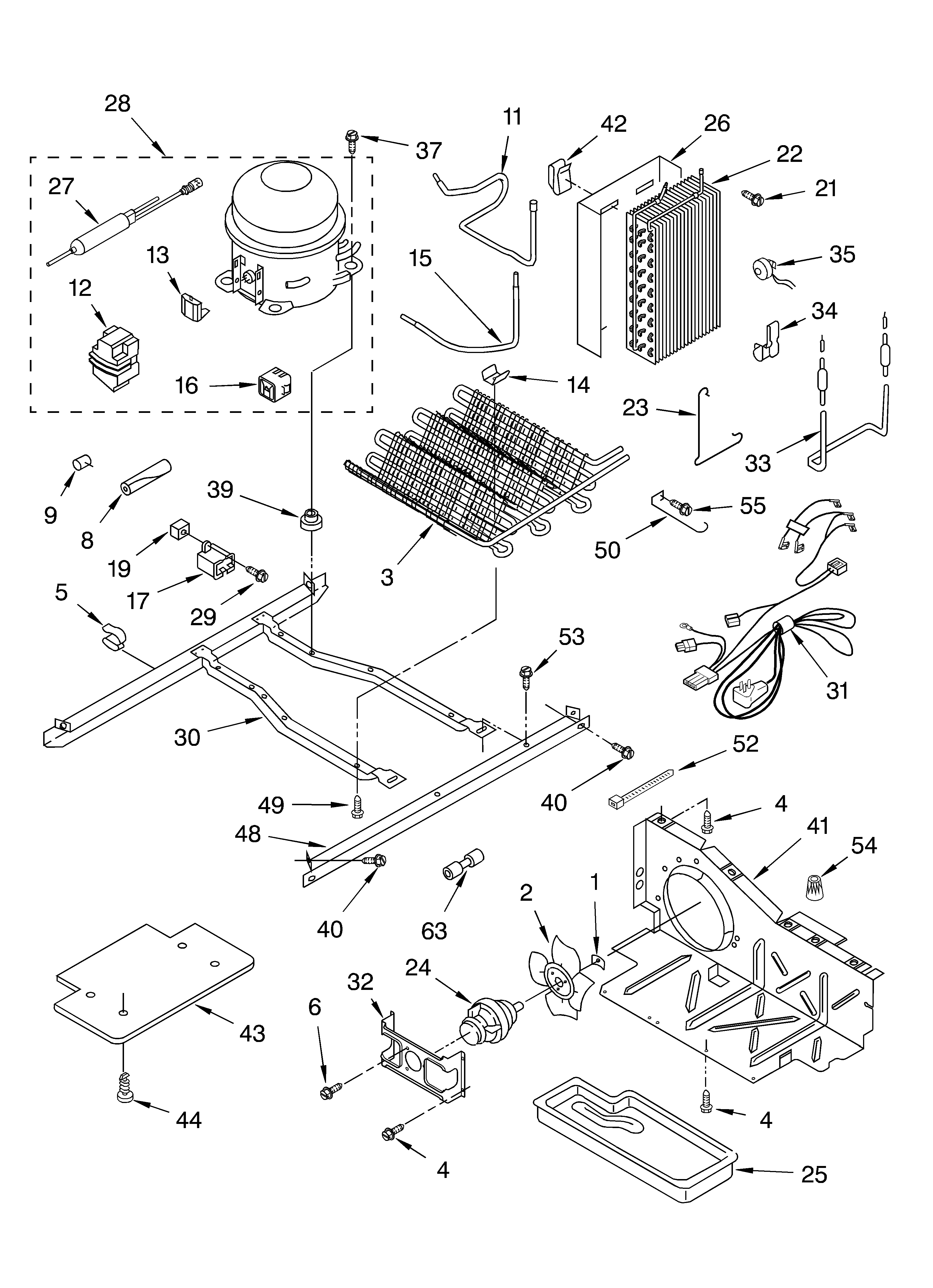 Whirlpool 6GD27DFXFS02 unit diagram