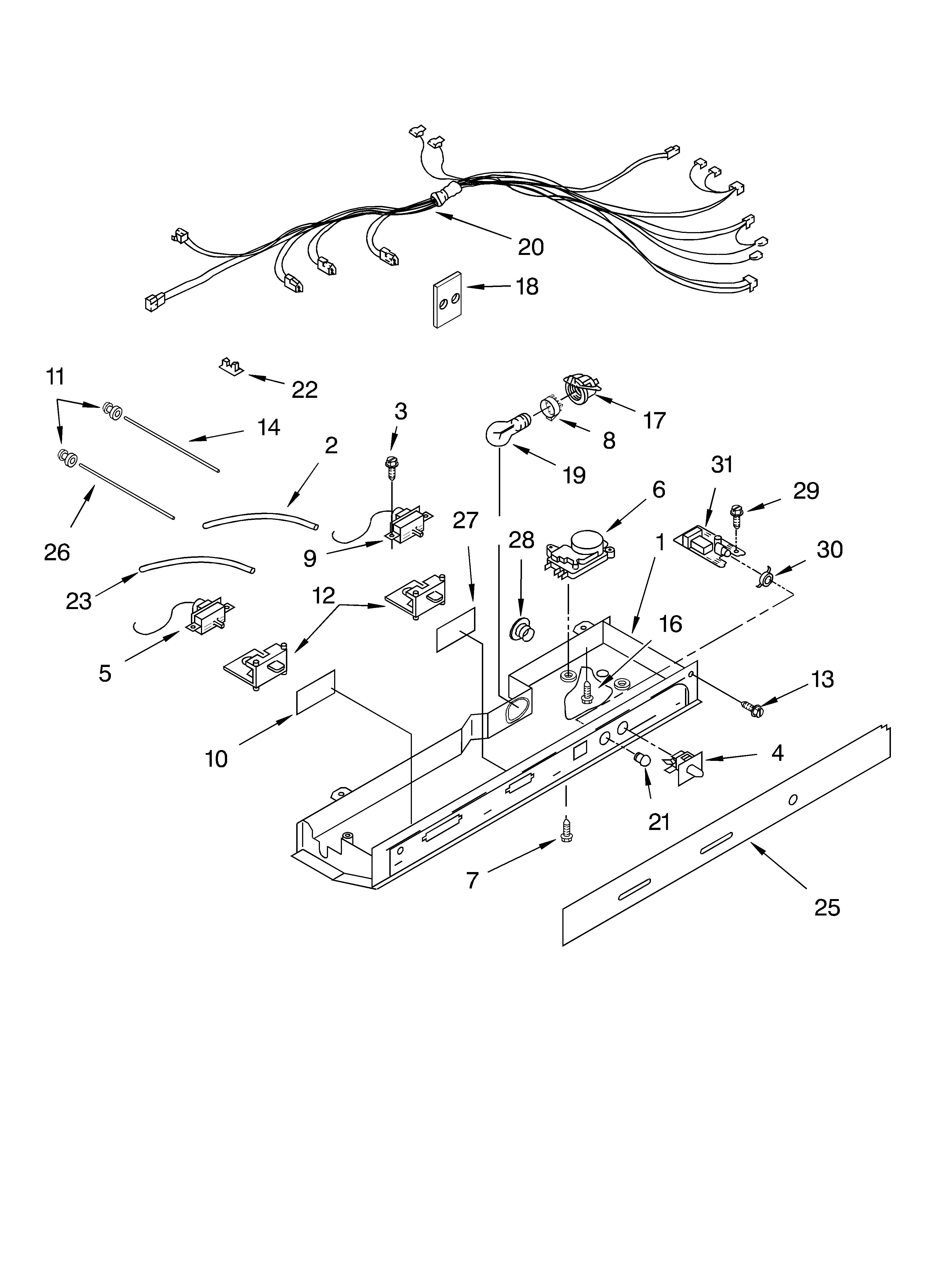 Whirlpool 6GD27DFXFS02 control diagram