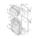 Whirlpool ET17CKXJN00 door diagram