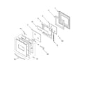 KitchenAid KEMS378GSS0 oven door diagram