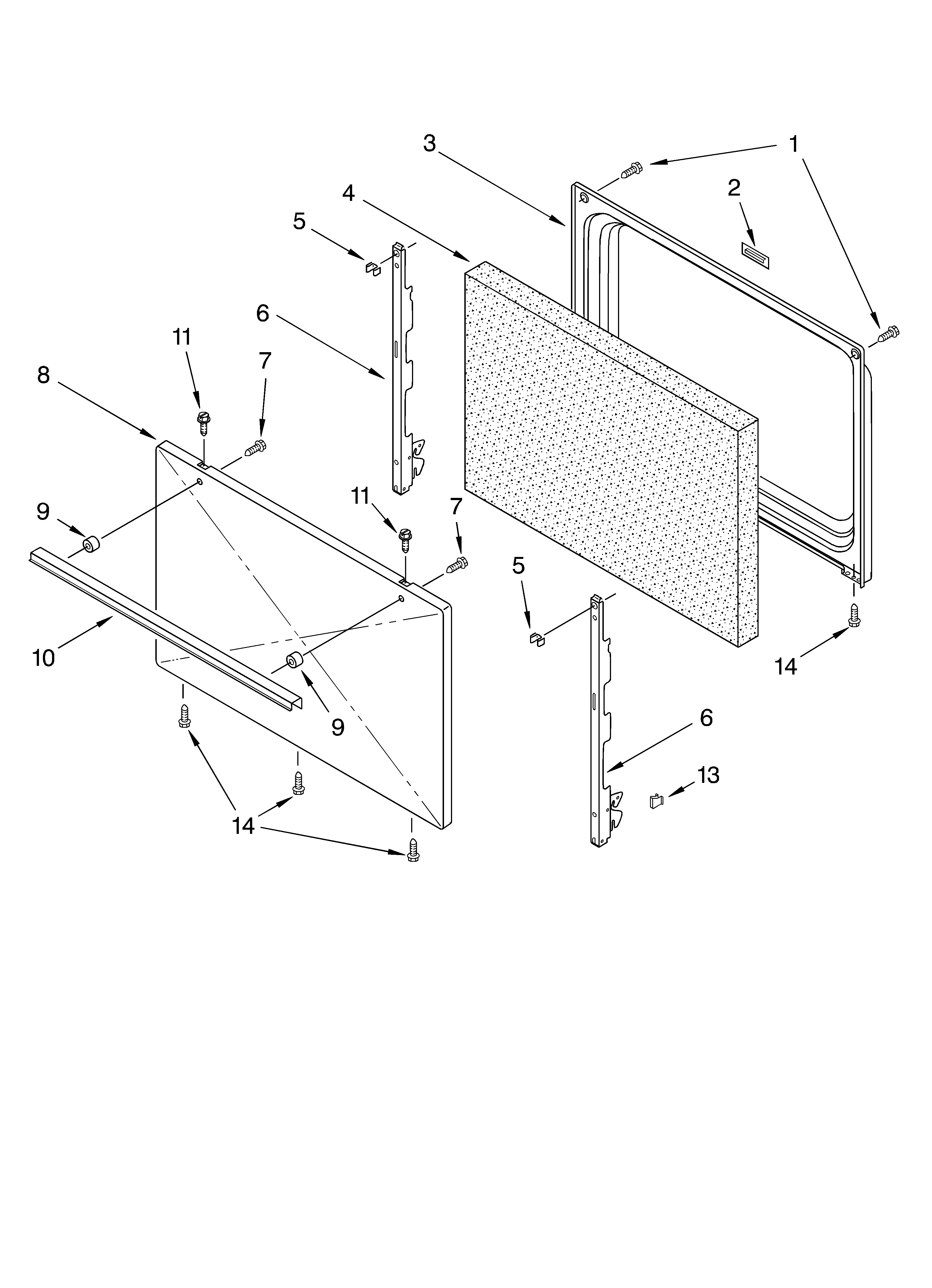 Whirlpool RF3020XKW0 door/optional diagram
