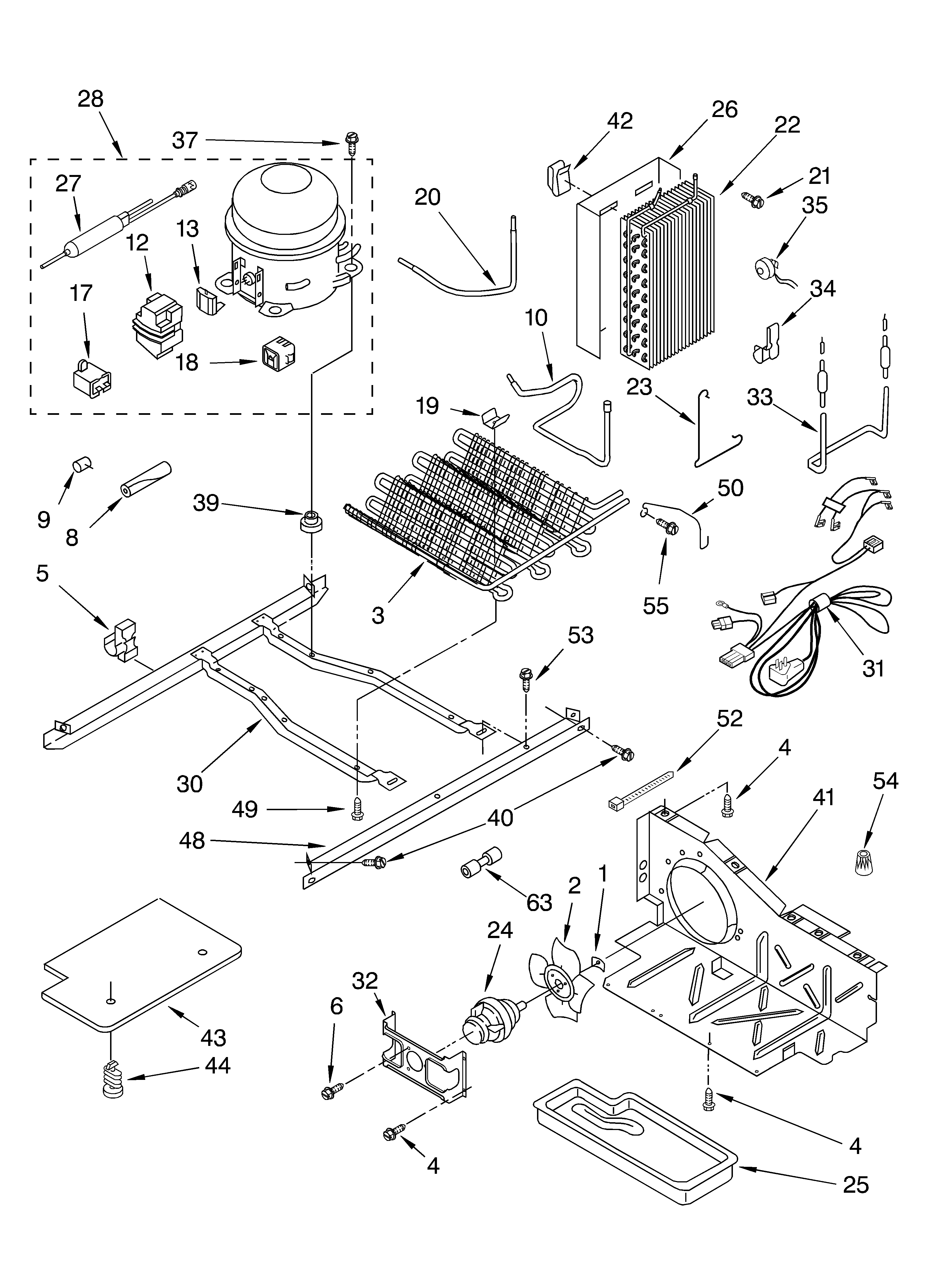 Crosley CS22AFXKQ00 unit diagram