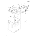 Whirlpool GST9675JQ2 top and cabinet/literature diagram