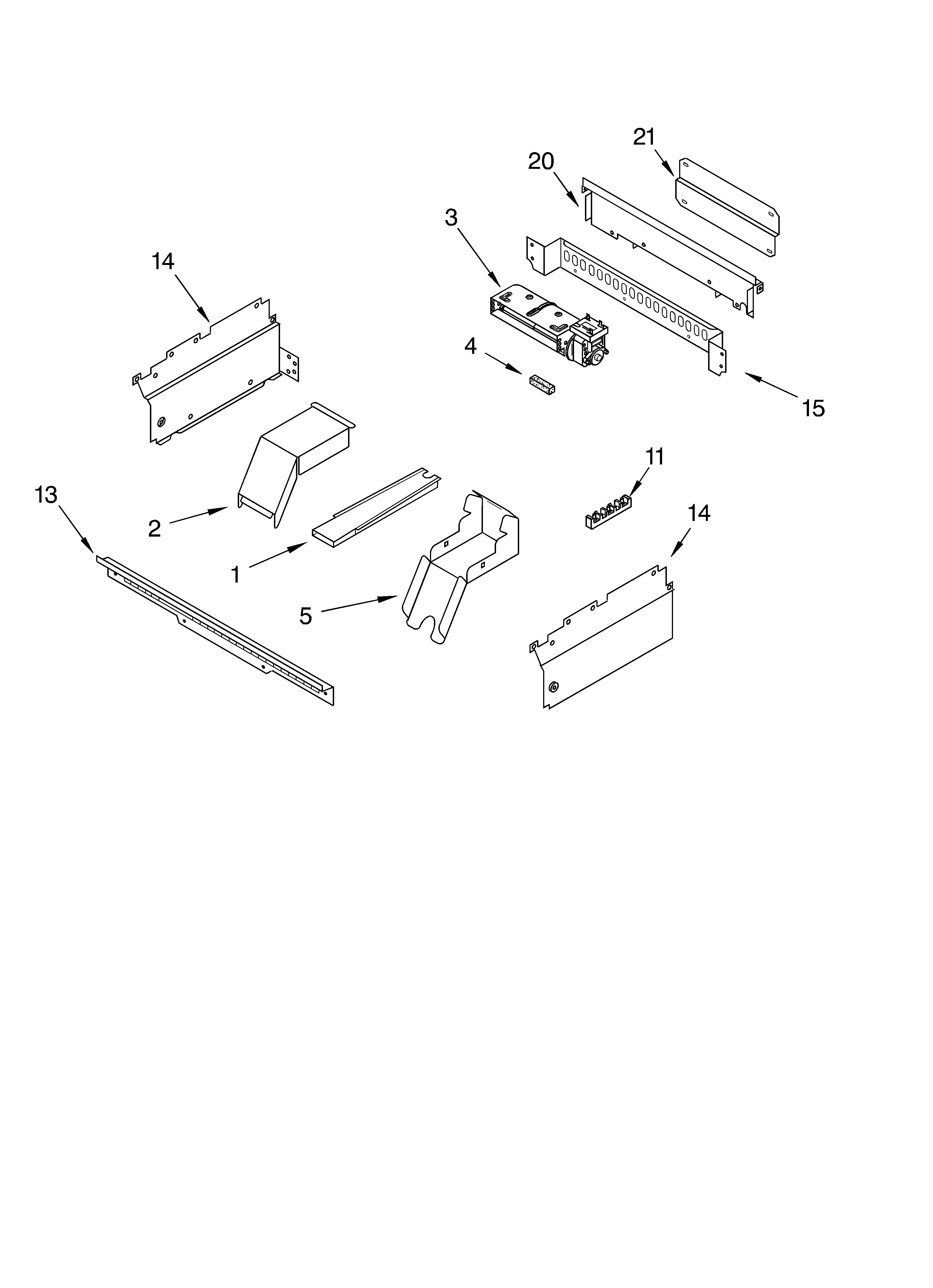 Whirlpool RS696PXGQ8 top venting diagram