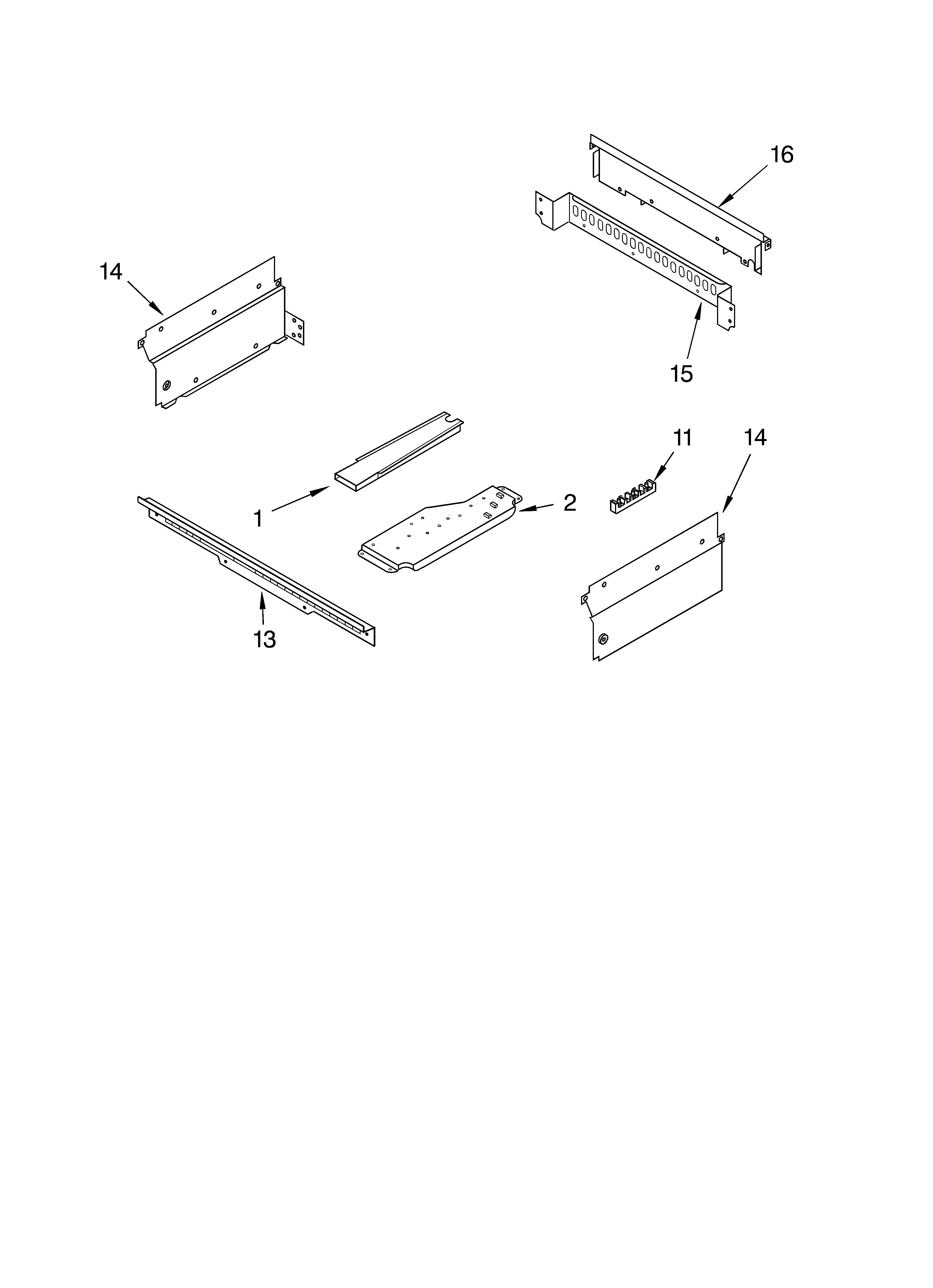 Whirlpool RS610PXGW8 top venting diagram