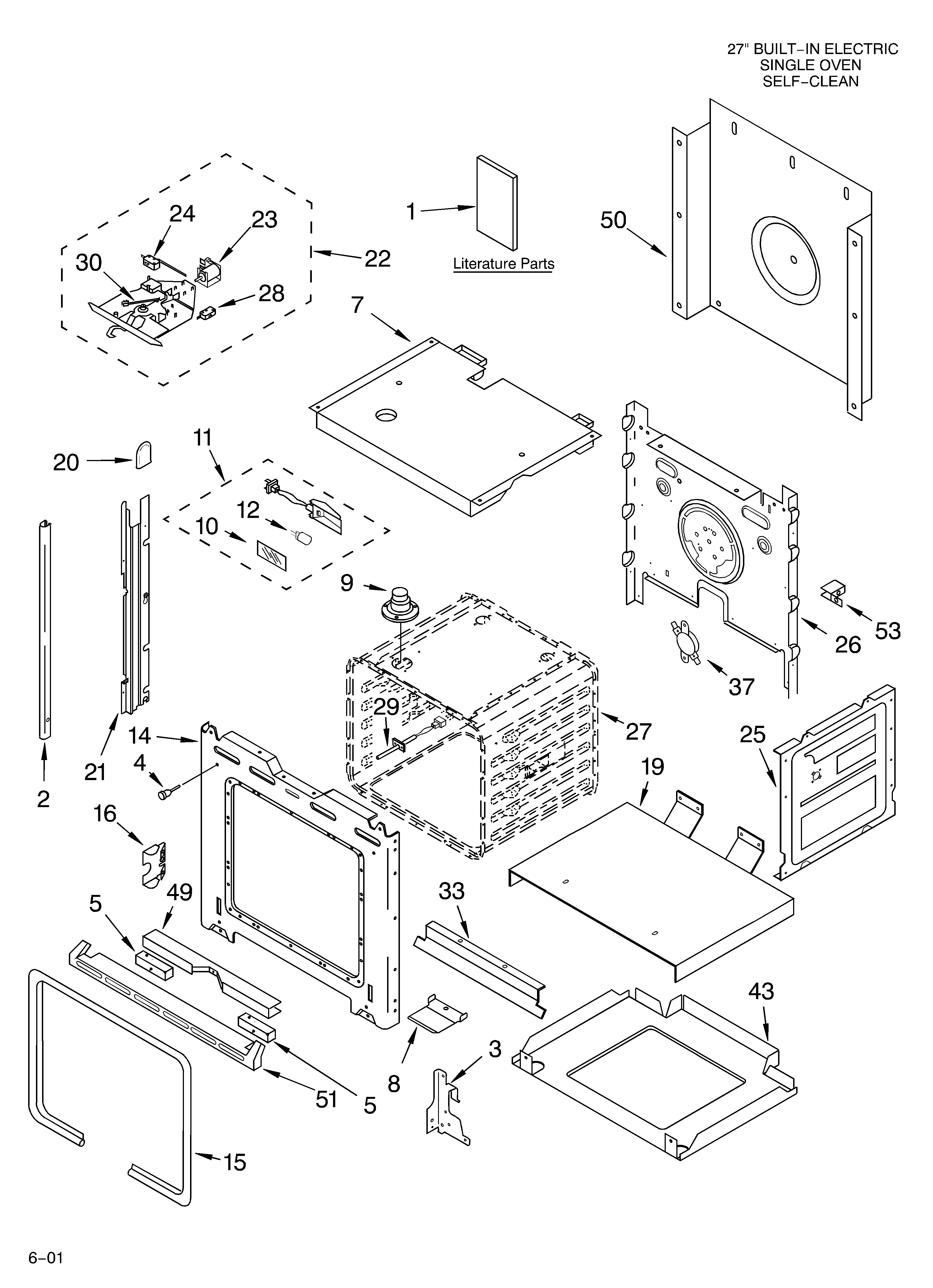 KitchenAid KEBC171KWH0 oven/literature diagram